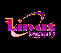 Linus Spacehead's Cosmic Crusade (Homebrew) — Title screen